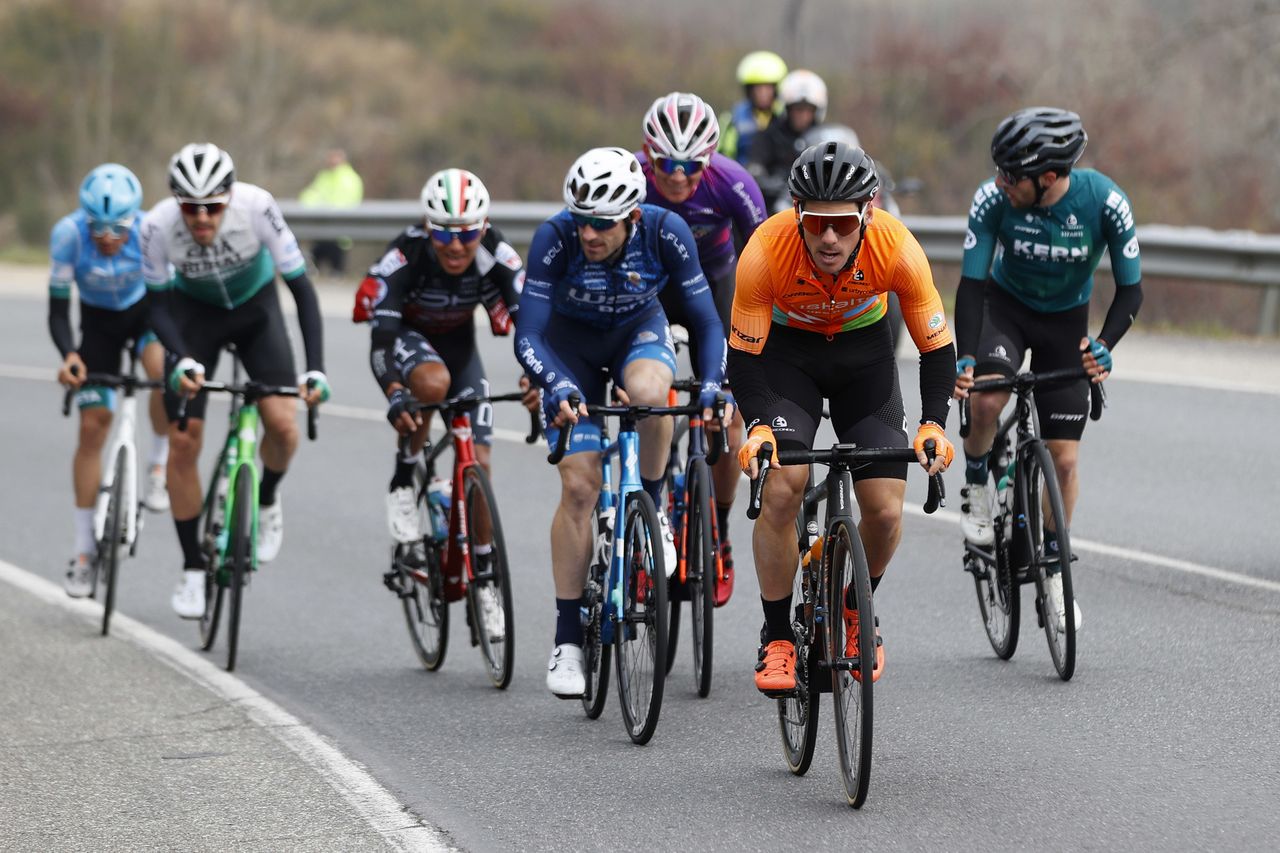 Gran Camino 2022 - 1st Edition - 1st stage Porrino - Vigo 166,4 km - 24/02/2022 - Antonio Angulo (ESP - Euskaltel - Euskadi) - photo Luis Angel Gomez/SprintCyclingAgency&Acirc;&copy;2022