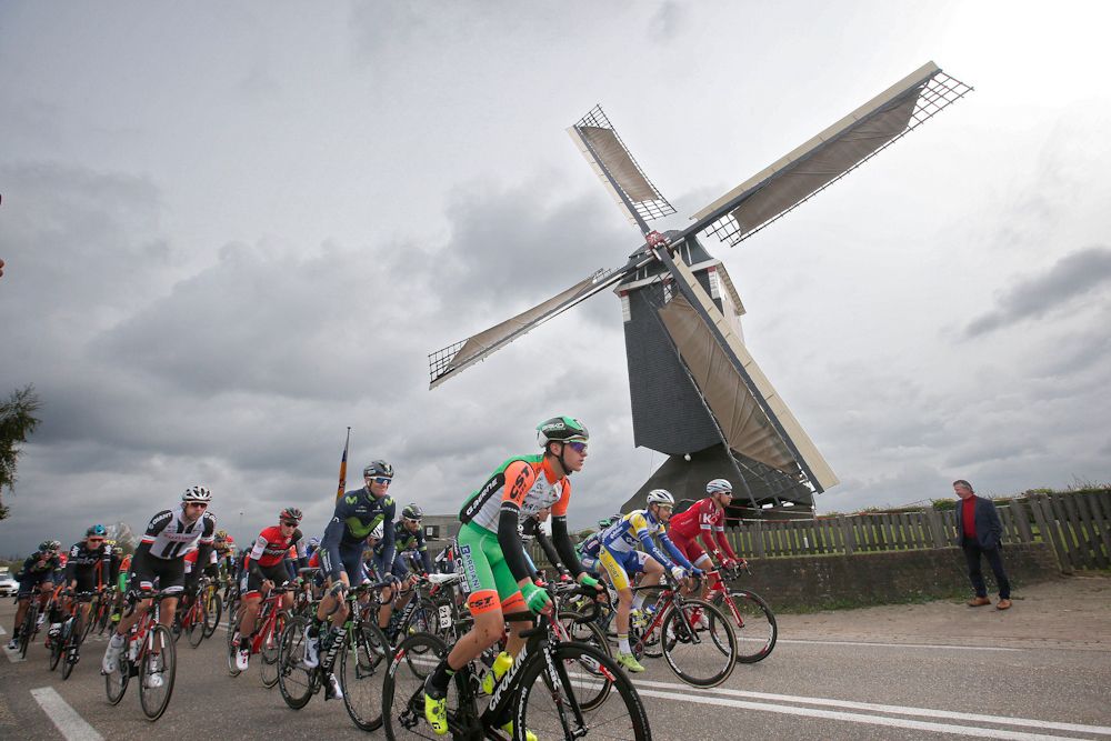 The iconic Dutch windmills dot the Amstel course