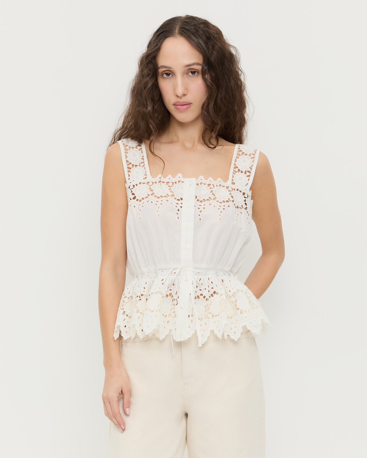 Manon Top - White / Xxs