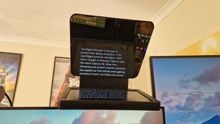 Elgato Prompter in prompter mode