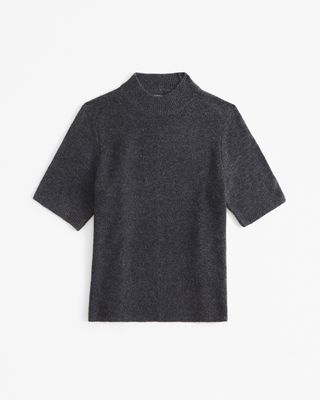 Abercrombie 
Fitch, Skimming Mockneck Sweater Tee