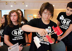 Kids Build Wind-Energy Technologies on 4-H National Youth Science Day