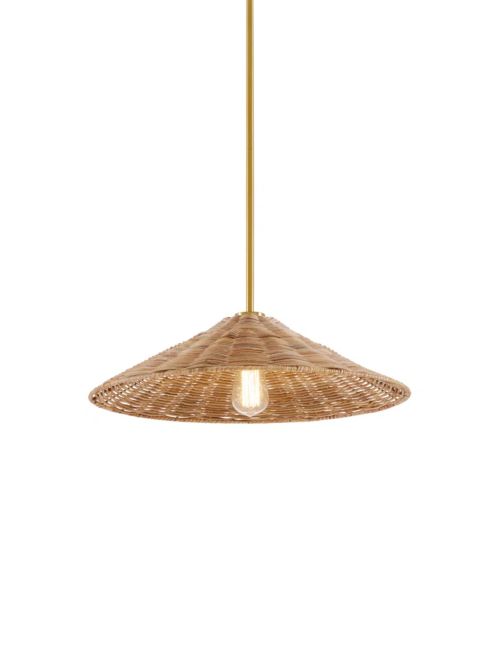 Lilliana Single Light Rattan Pendant