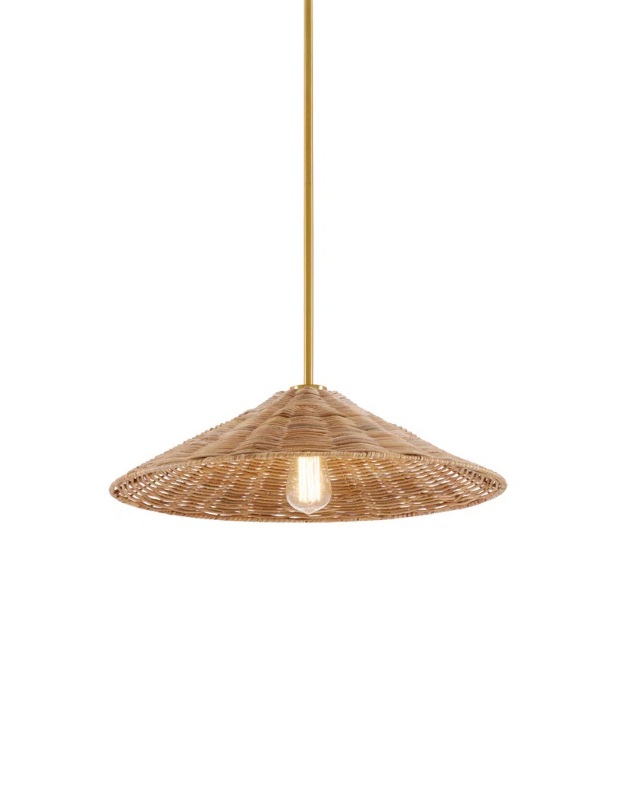 Lilliana Single Light Rattan Pendant