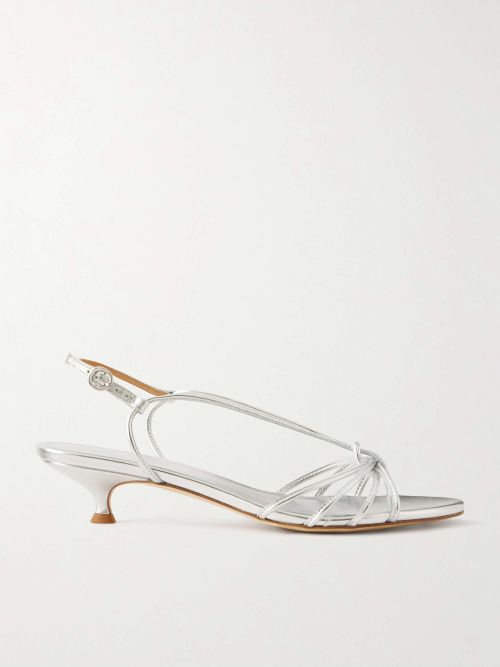 Amara Metallic Leather Sandals
