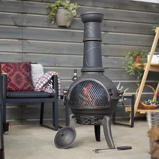 La Hacienda Cuba Cast Iron & Steel Chiminea