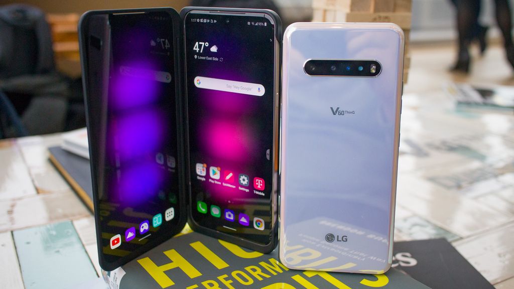 LG V60 is sort of a foldable phone, with two 6.8inch displays, a huge