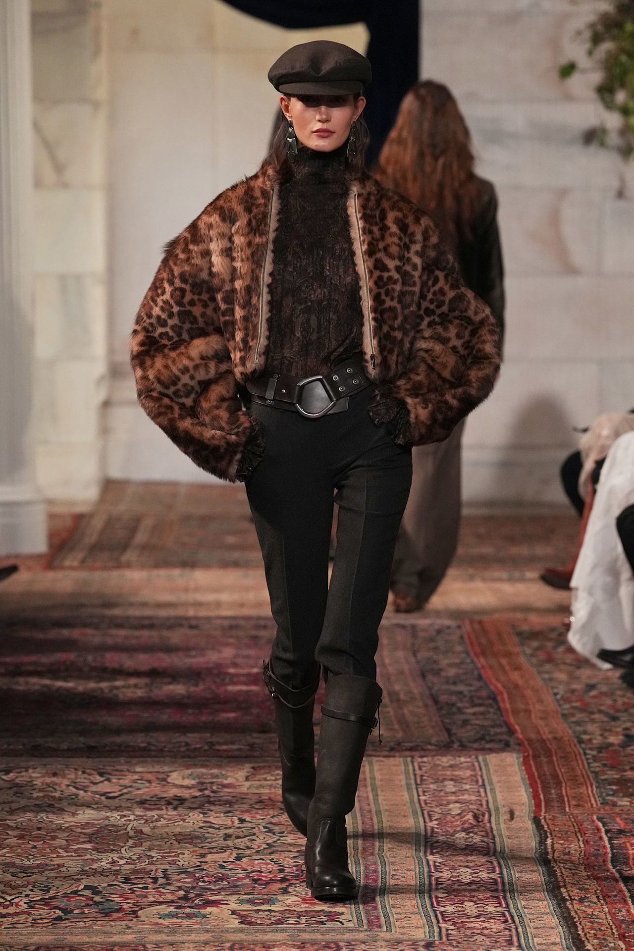 models walk the Ralph Lauren Fall 2026 runway