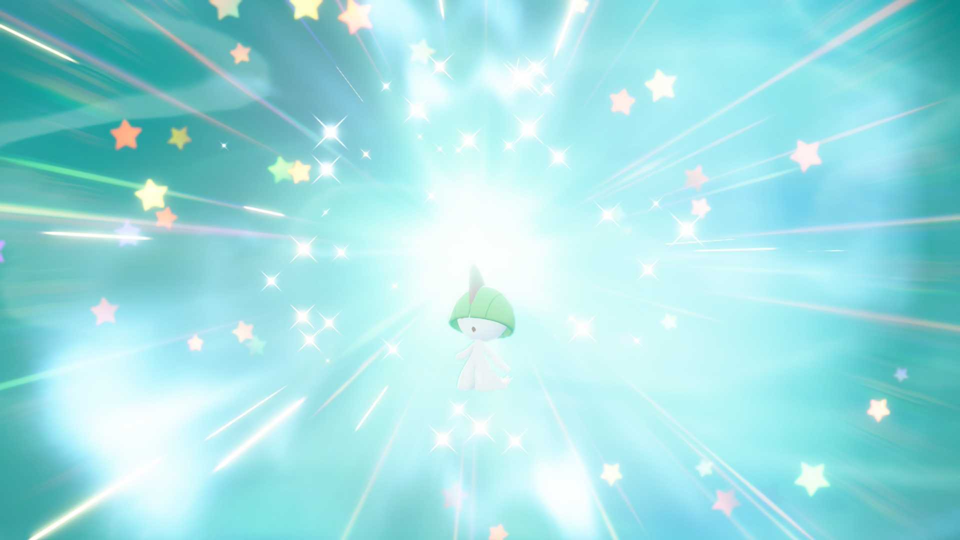 Raltz appears out of a Mystery Gift in Pokemon Legends Z-A