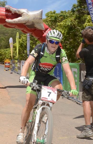 Austrian Dominick Hrinkow finishes up