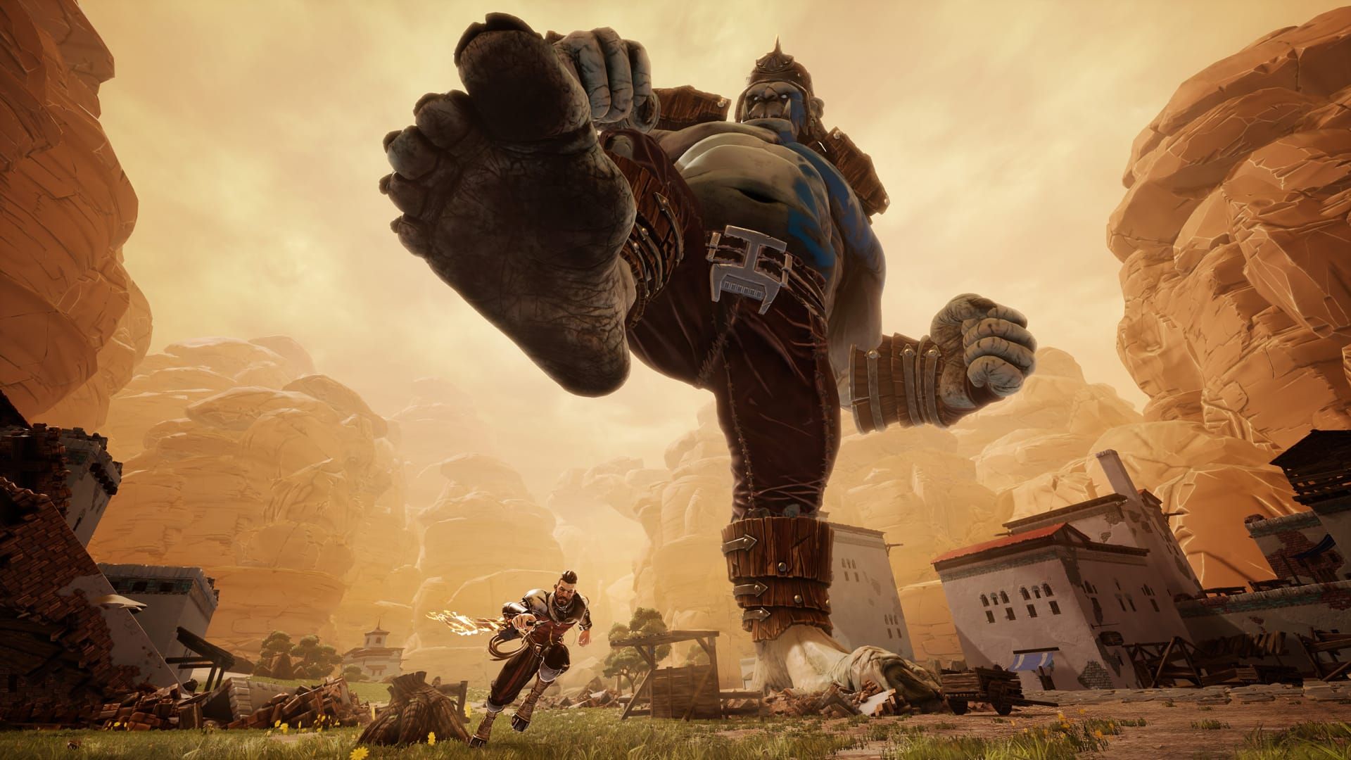 Extinction aims to combine the scale of Shadow of the Colossus with the  skill of a fighting game | PC Gamer