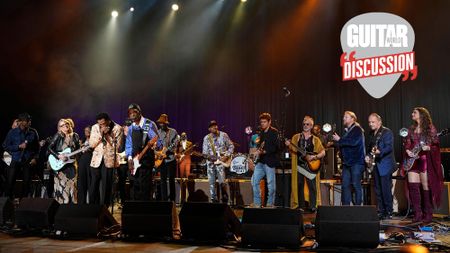Aloe Blacc, Susan Tedeschi, Bobby Rush, Buddy Guy, Gary Clark Jr., Eric Gales, John Mayer, Doyle Bramhall II, Derek Trucks, Jimmie Vaughan and Ally Venable perform at Buddy's Got the Blues: A 90th Birthday Concert Celebration