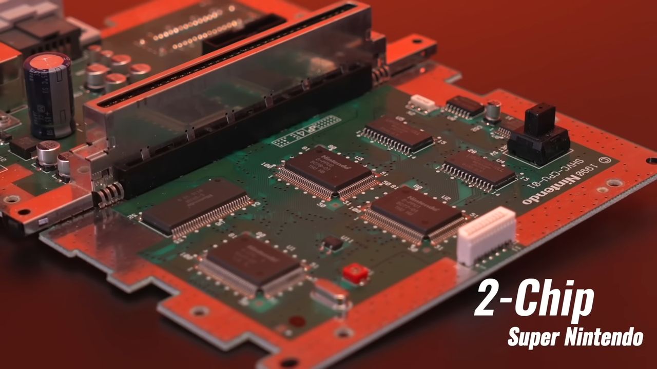 Dual-chip SNES motherboard which has blurry video output since its inception.