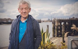 Sir Ian McKellen is as pleased as punch after delving into his family tree and learning that he is not the first member of the family to tread the boards.