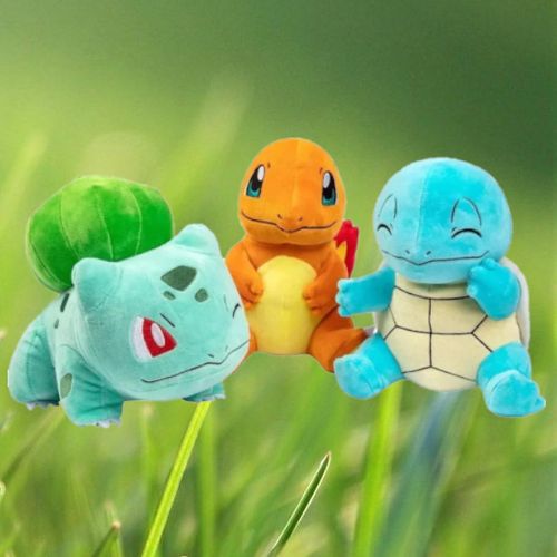 Pokemon 8" Plush Starter 3-Pack