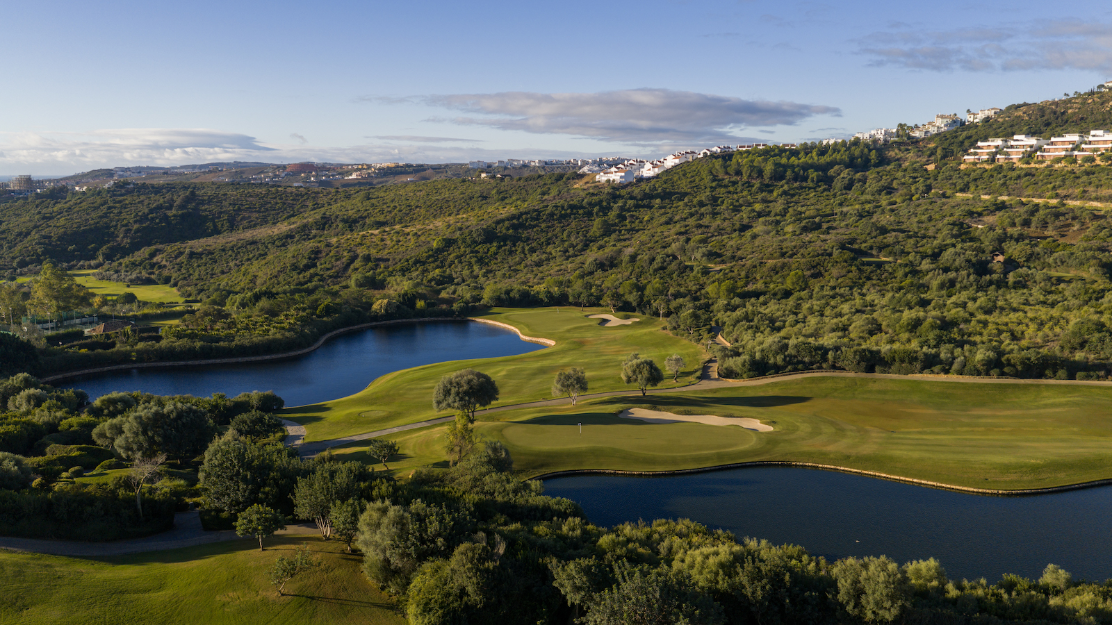 The 3rd and 4th holes at Finca Cortesin