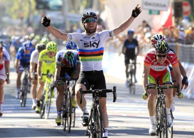 Mark Cavendish (Sky) would win three stages of the Giro d'Italia
