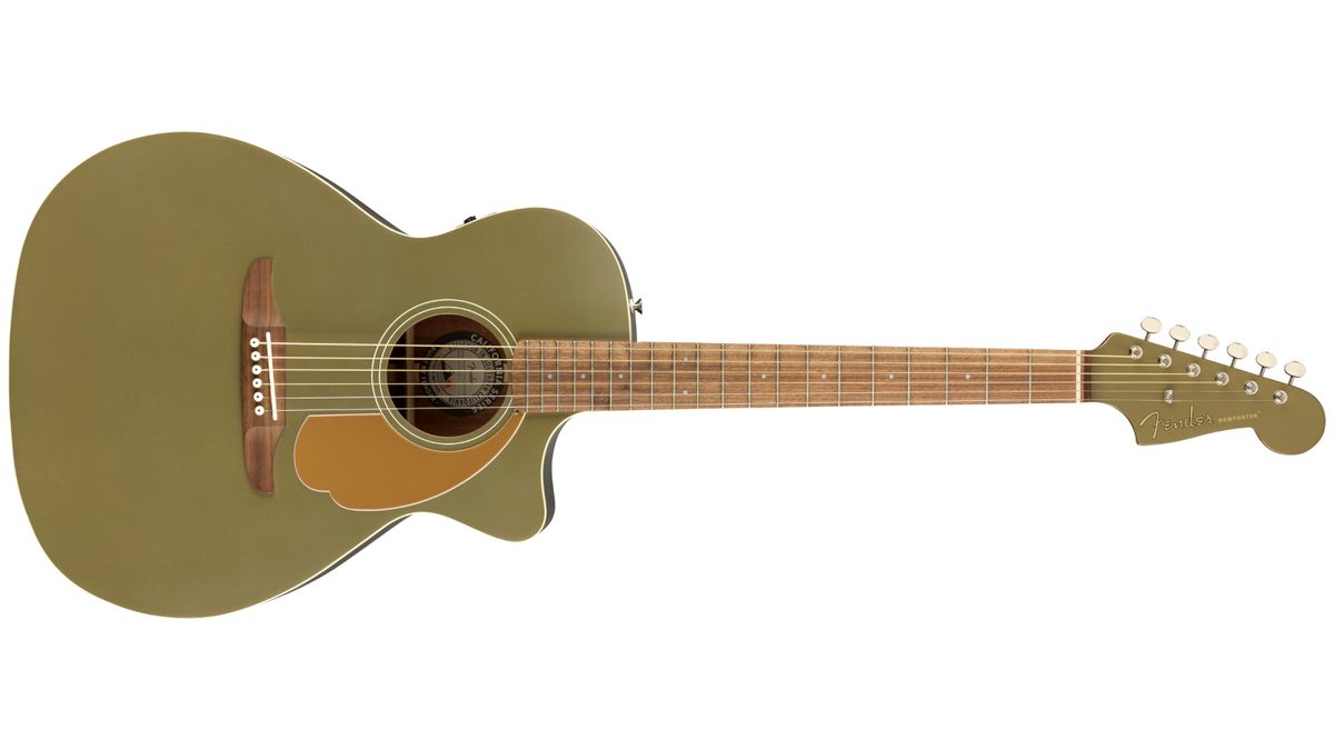 Fender Newporter Player in Olive Satin finish