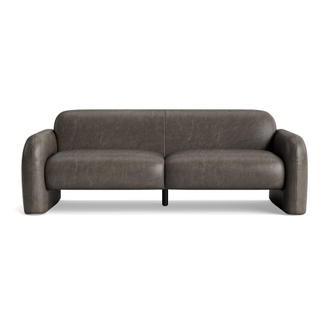 Niles leather sofa