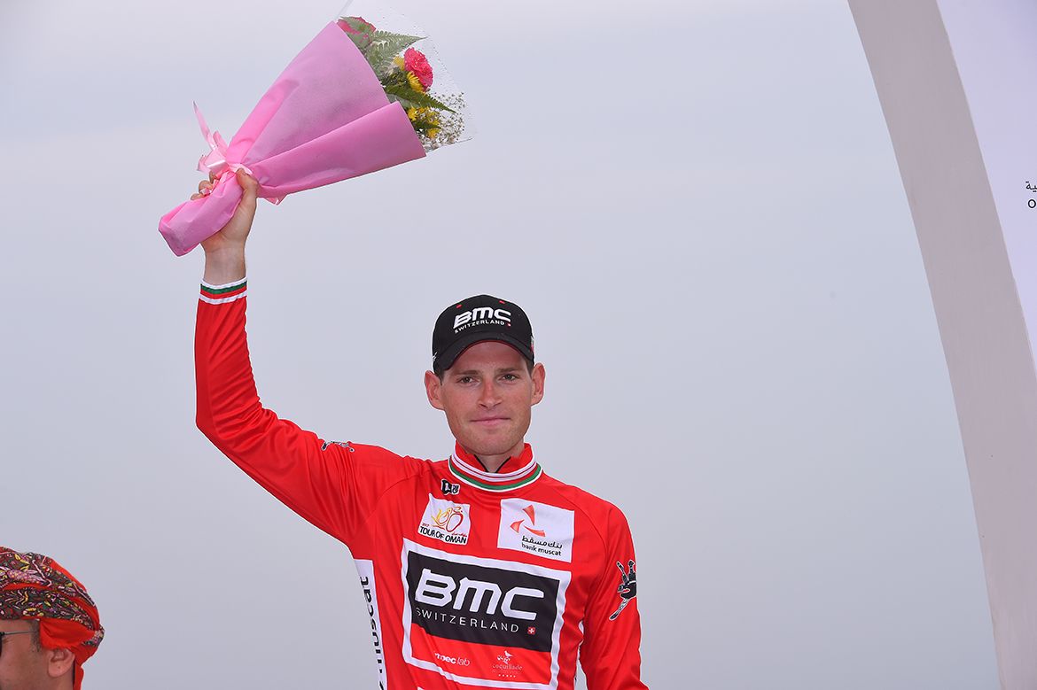 Ben Hermans on the podium