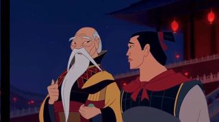 The Emperor and Li Shang in Mulan
