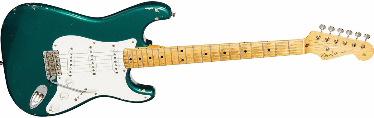 1955 Fender Stratocaster in Metallic Green finish