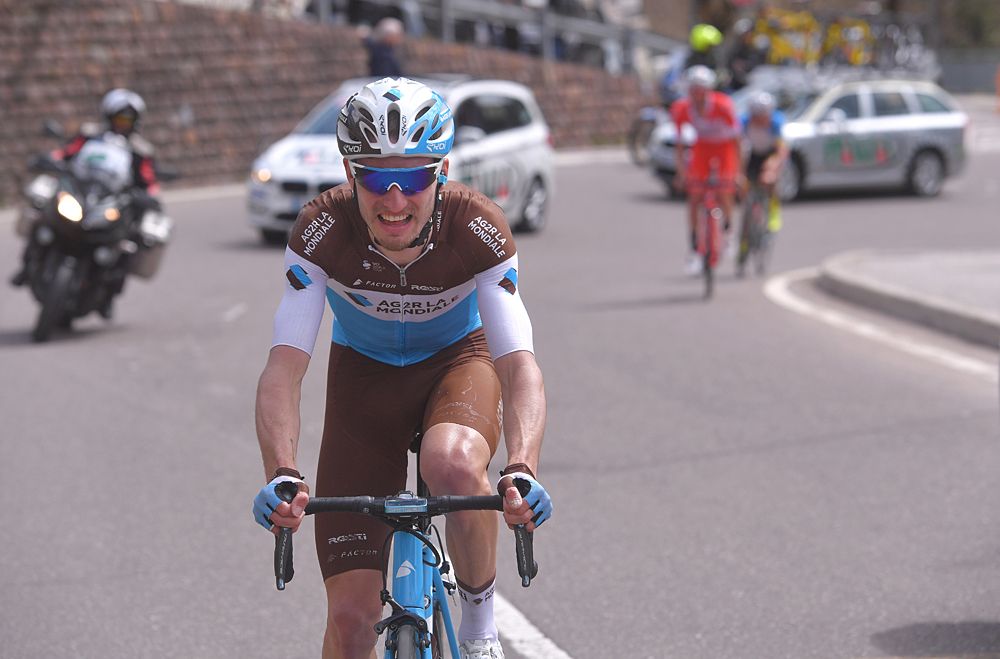 Quentin Jauregui of France and Team AG2R La Mondiale stage 2 Tour of the Alps