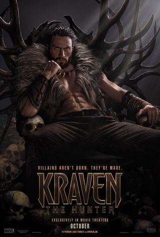 The official Kraven the Hunter poster