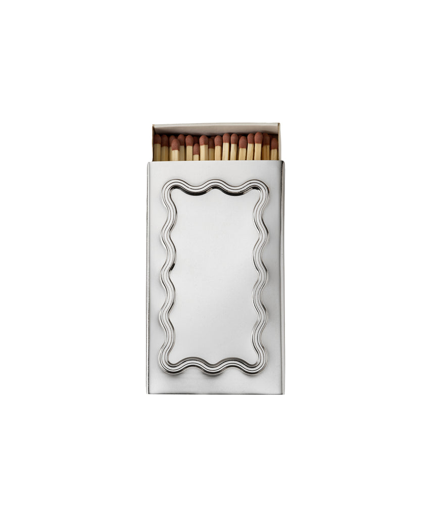 Wave Matchbox Sleeve, Silver, Us