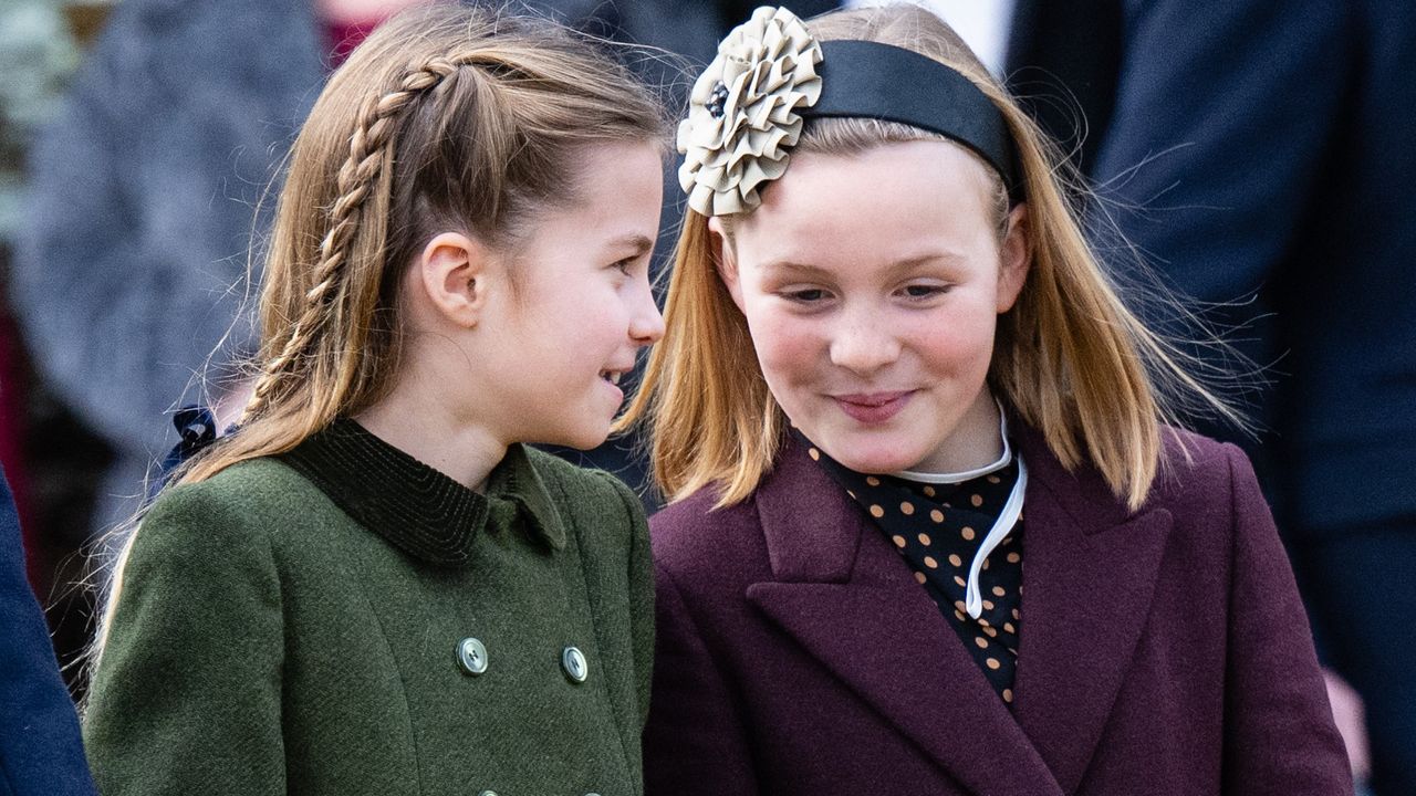 Princess Charlotte and Mia Tindall