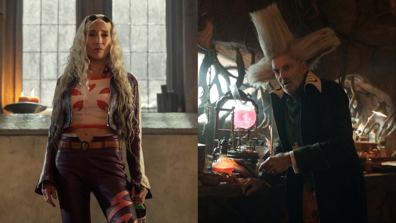 Katey Sagal as Dr. Kureha and Mark Harelik as Dr. Hiriluk in One Piece Season 2