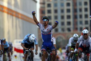 Peter Sagan (Slovakia) wins the Worlds in Doha Qatar