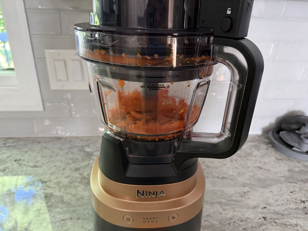 Ninja CrushBOSS crinkle cut carrots