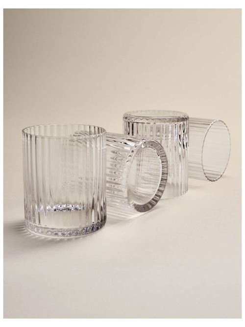 Set of 4 Celine Ribbed Tumblers