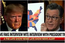 Stephen Colbert "interviews" Trump