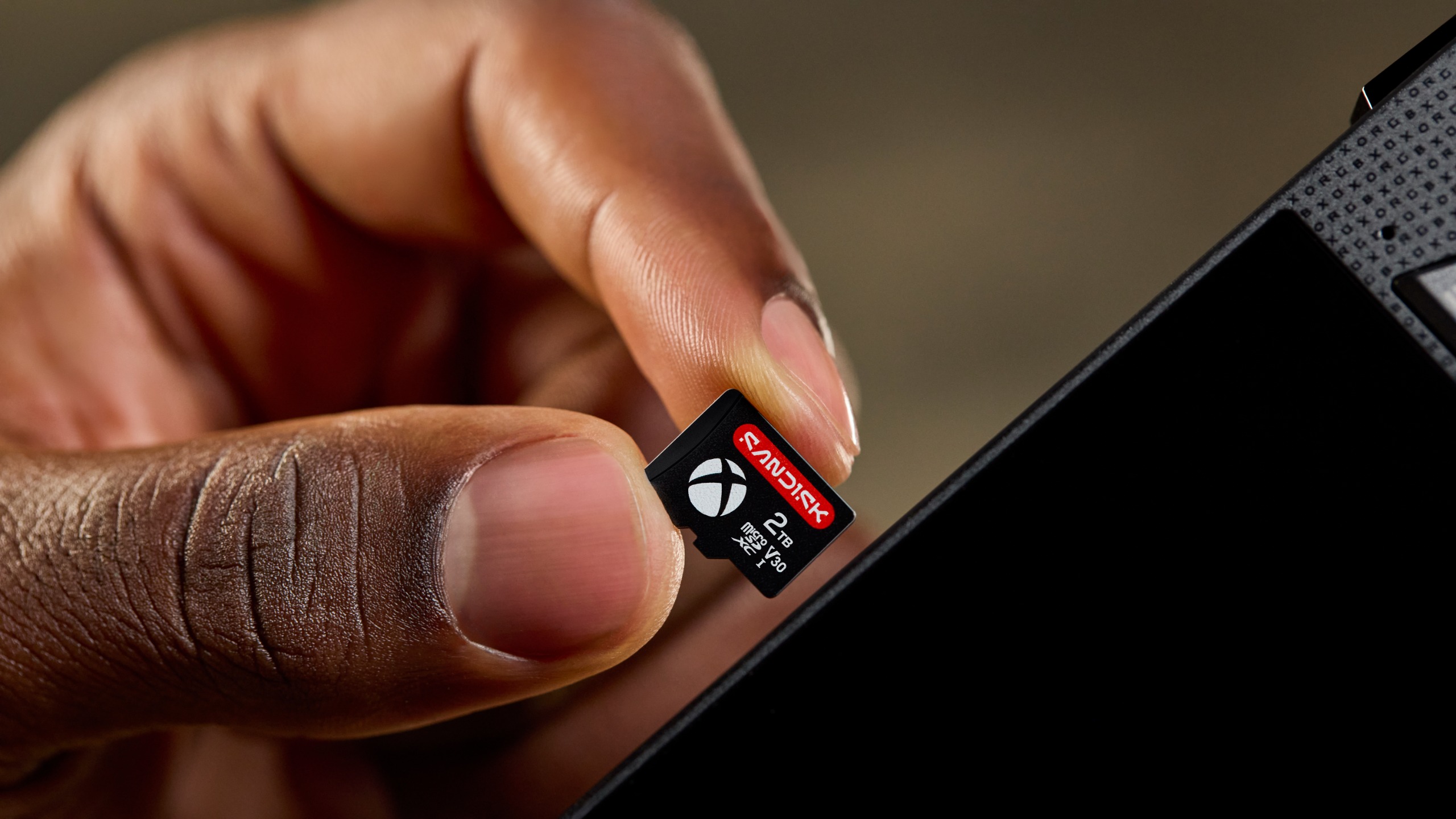 Sandisk product in use