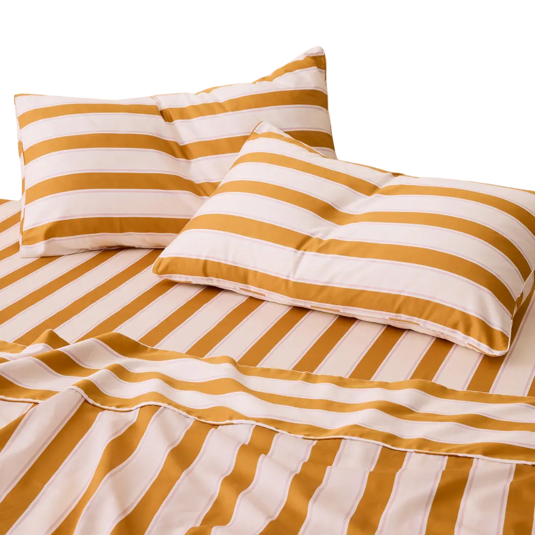 Eden Cotton - Kinley Stripe Bed Sheets