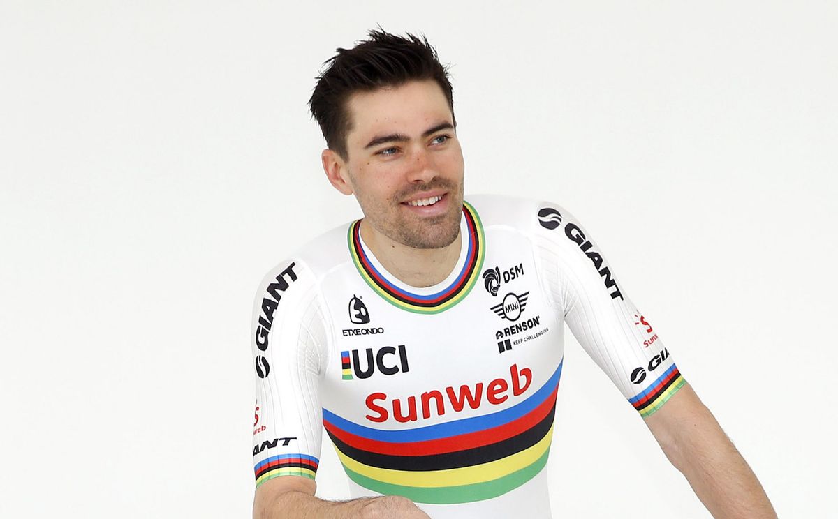 Tom Dumoulin (Sunweb) in his rainbow jersey