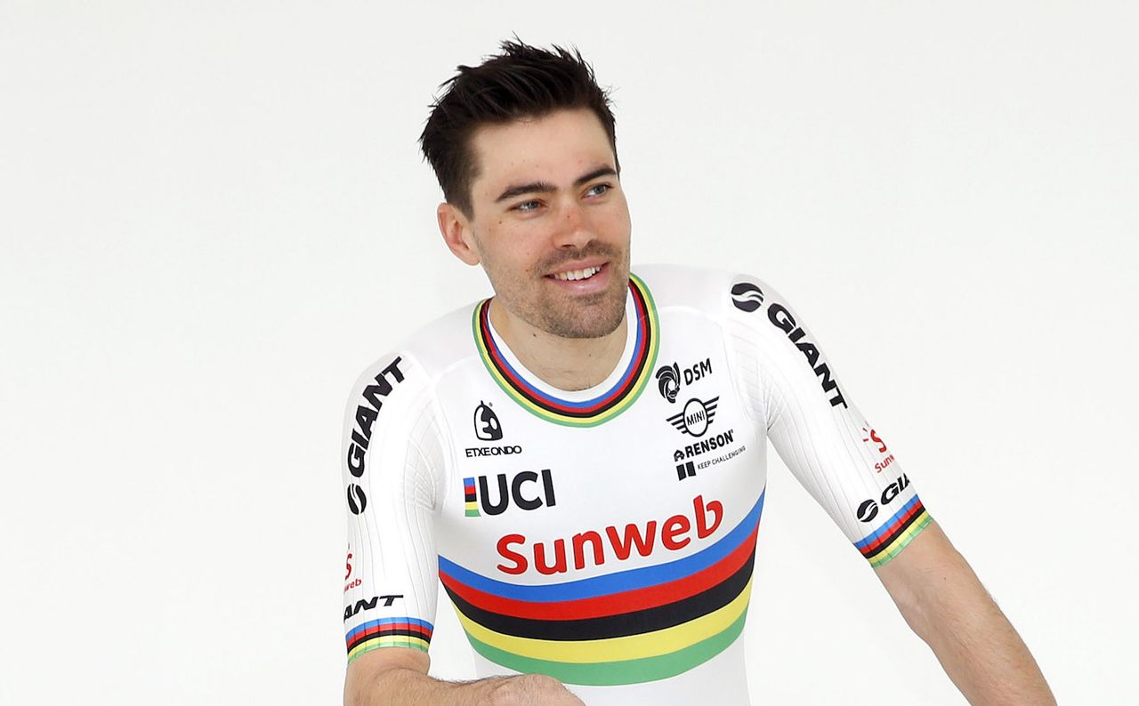 Tom Dumoulin (Sunweb) in his rainbow jersey