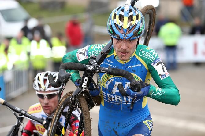 Bart Aernouts (AA Drink) was fighting for Worlds selection, and finished 9th behind Bosmans and Peeters