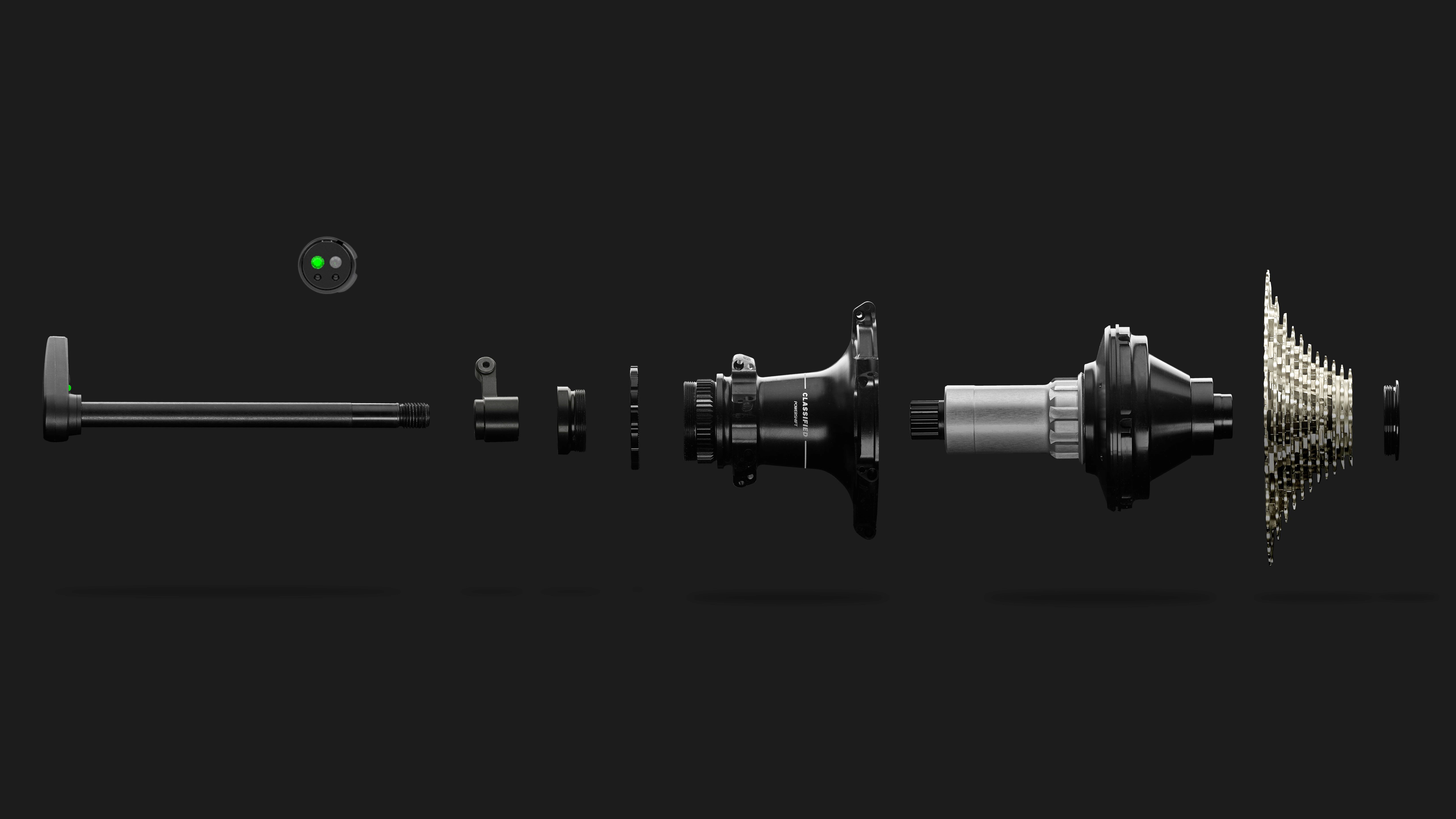 Classified Powershift Wheel system illustration of full system