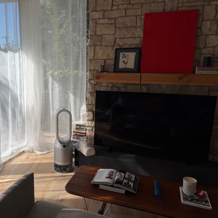 A photo of Eliza Huber's living room.