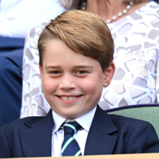 Prince George of Cambridge attends the Men's Singles Final at All England Lawn Tennis and Croquet Club 