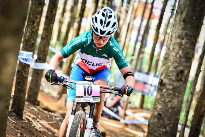 Focus XC Italy Team's Lisa Rabensteiner claimed third place in the under 23 women's cross country