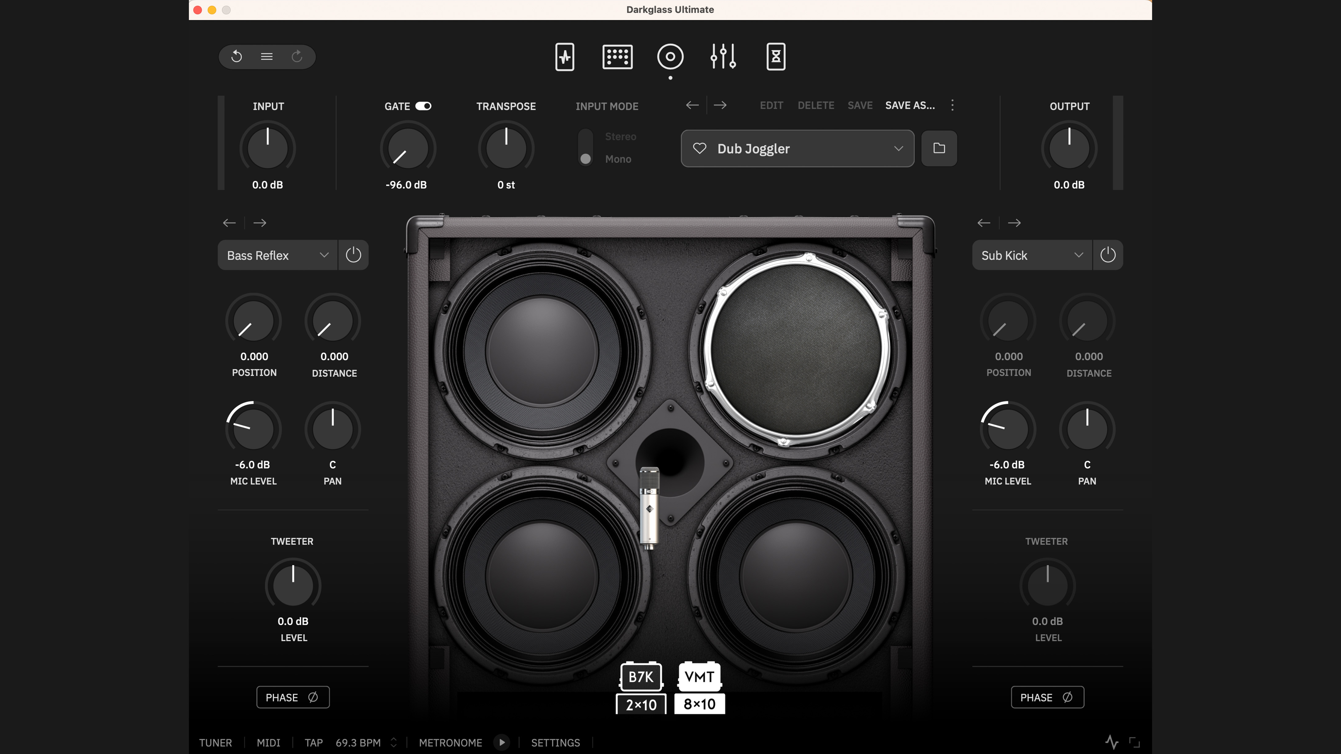 Neural DSP Darkglass plugin screenshots