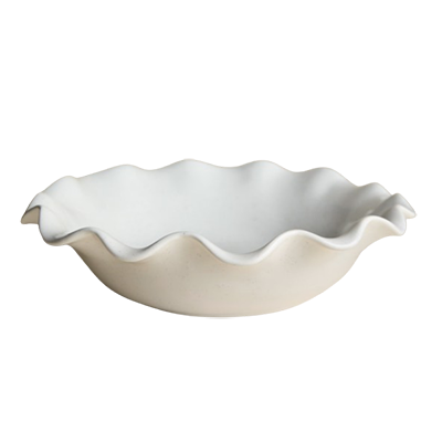 M&amp;amp;S fluted white bowl