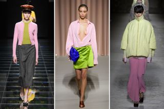 AW24 Colour Pairings Lime and Pink