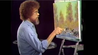 Bob Ross painting