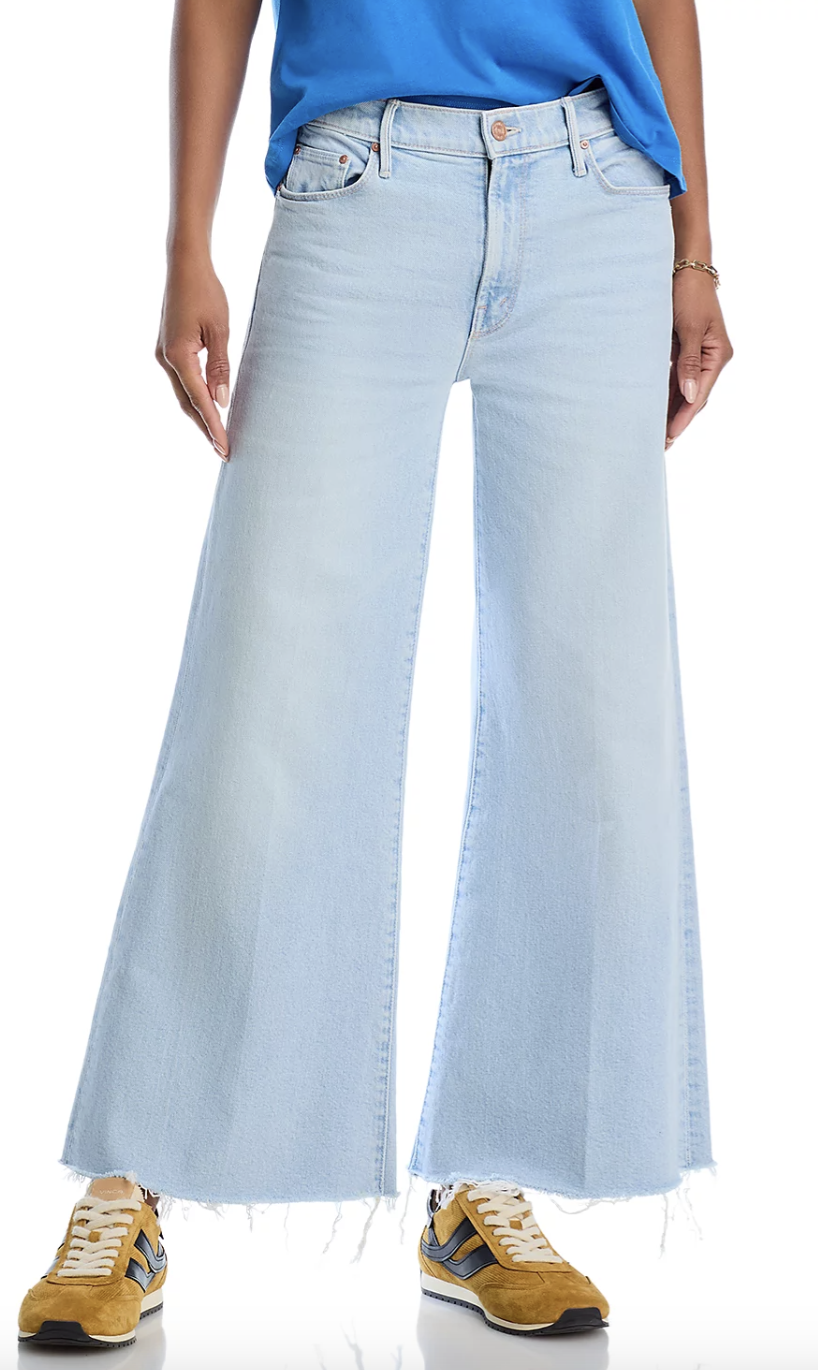 The Twister High Rise Ankle Wide Leg Jeans in Cowabunga