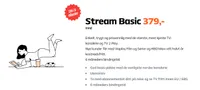 Allente Stream Basic - en m&aring;ned gratis!